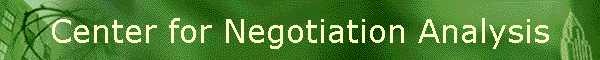 Center for Negotiation Analysis